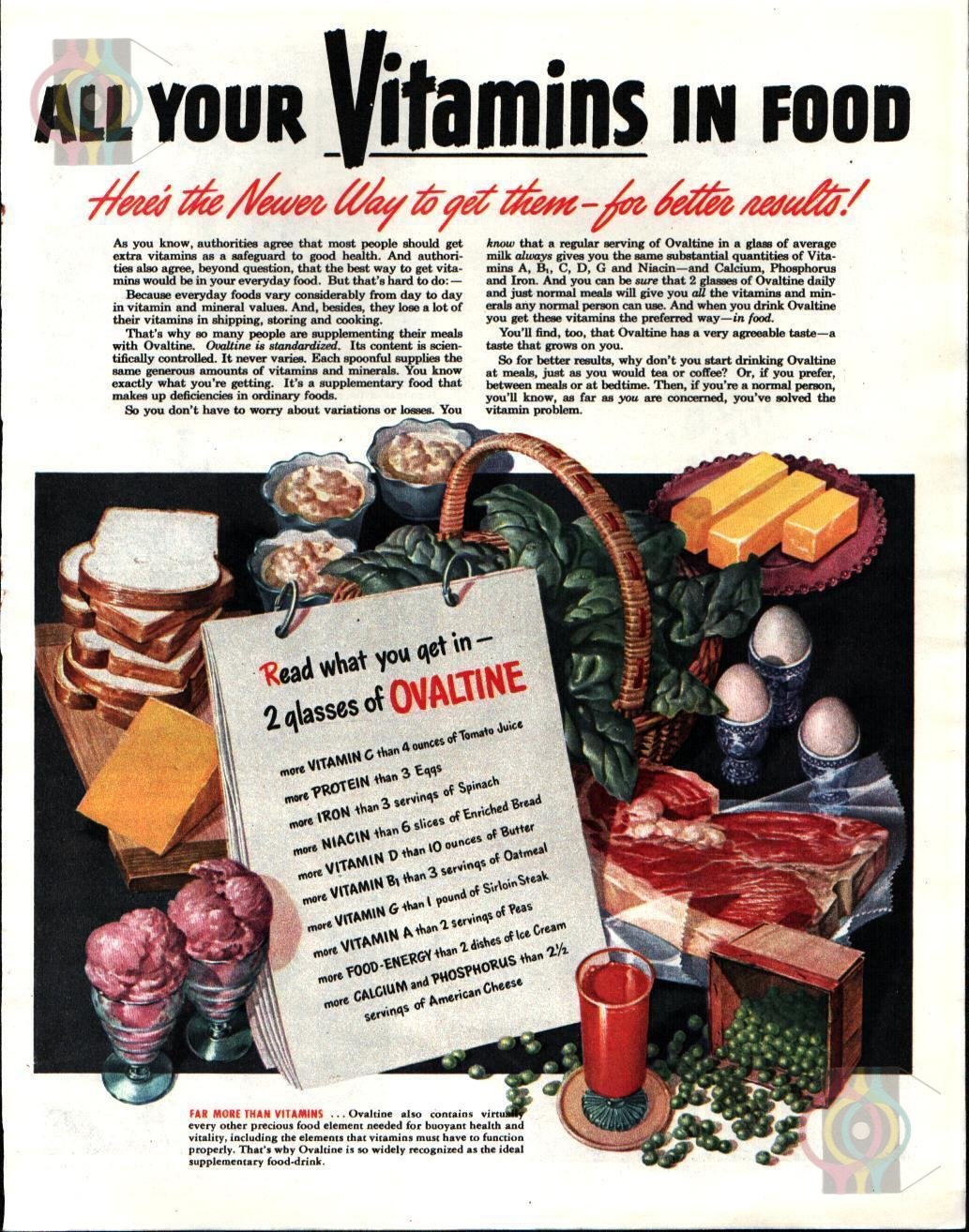 ALL Your Vitamins in Food (Your Mom's Way, Apparently)