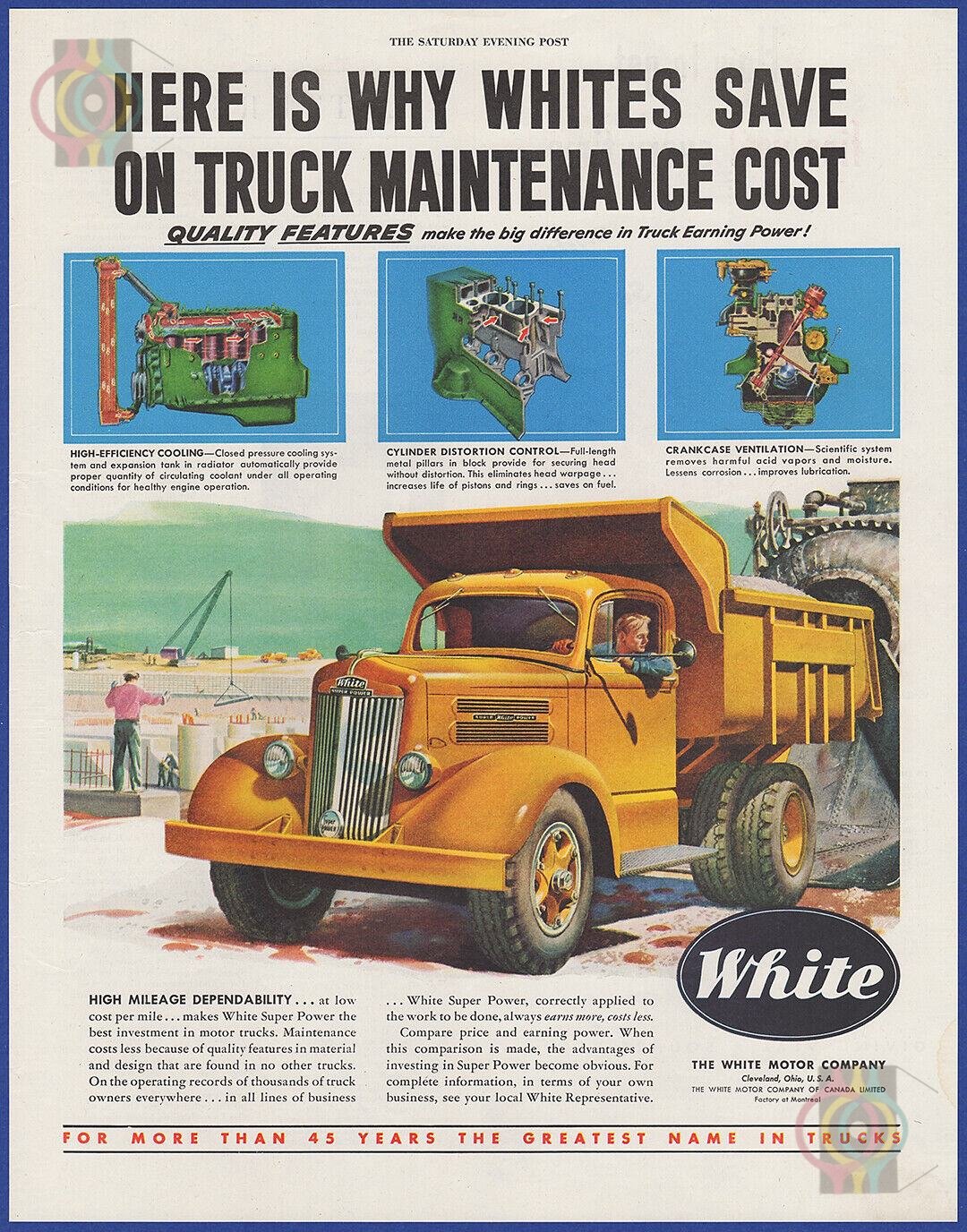 Why Whites Save on Truck Maintenance Cost: A Thesis