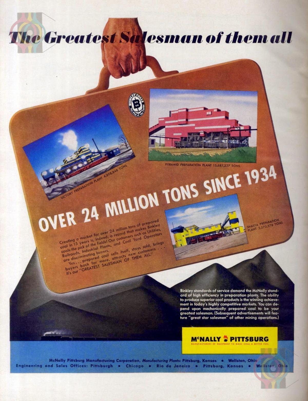 The Greatest Salesman of Them All (Sold 24 Million Tons)
