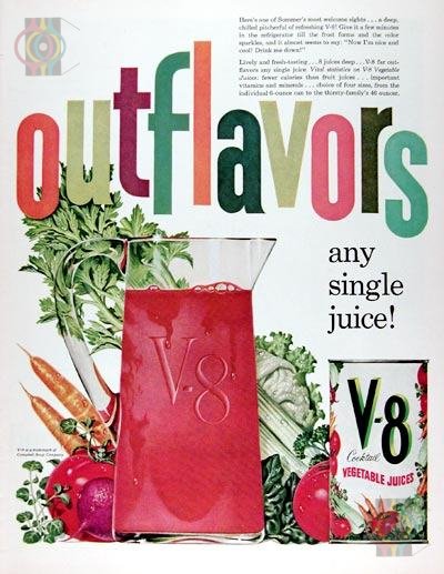 V-8 Outflavor Pitcher