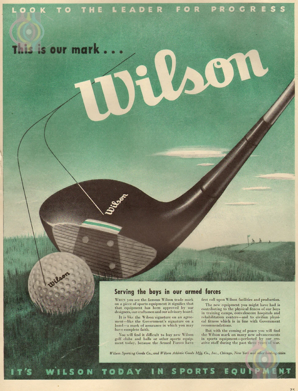 Wilson: Look to the Leader (In Making You Feel Inadequate)
